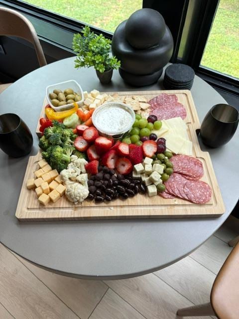Rainy day in calls for a charcuterie board