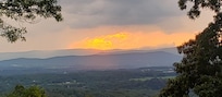Sunset view from the 2nd floor deck. July 2025