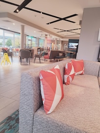 The lobby was very inviting