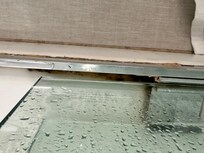 Mold outside the shower