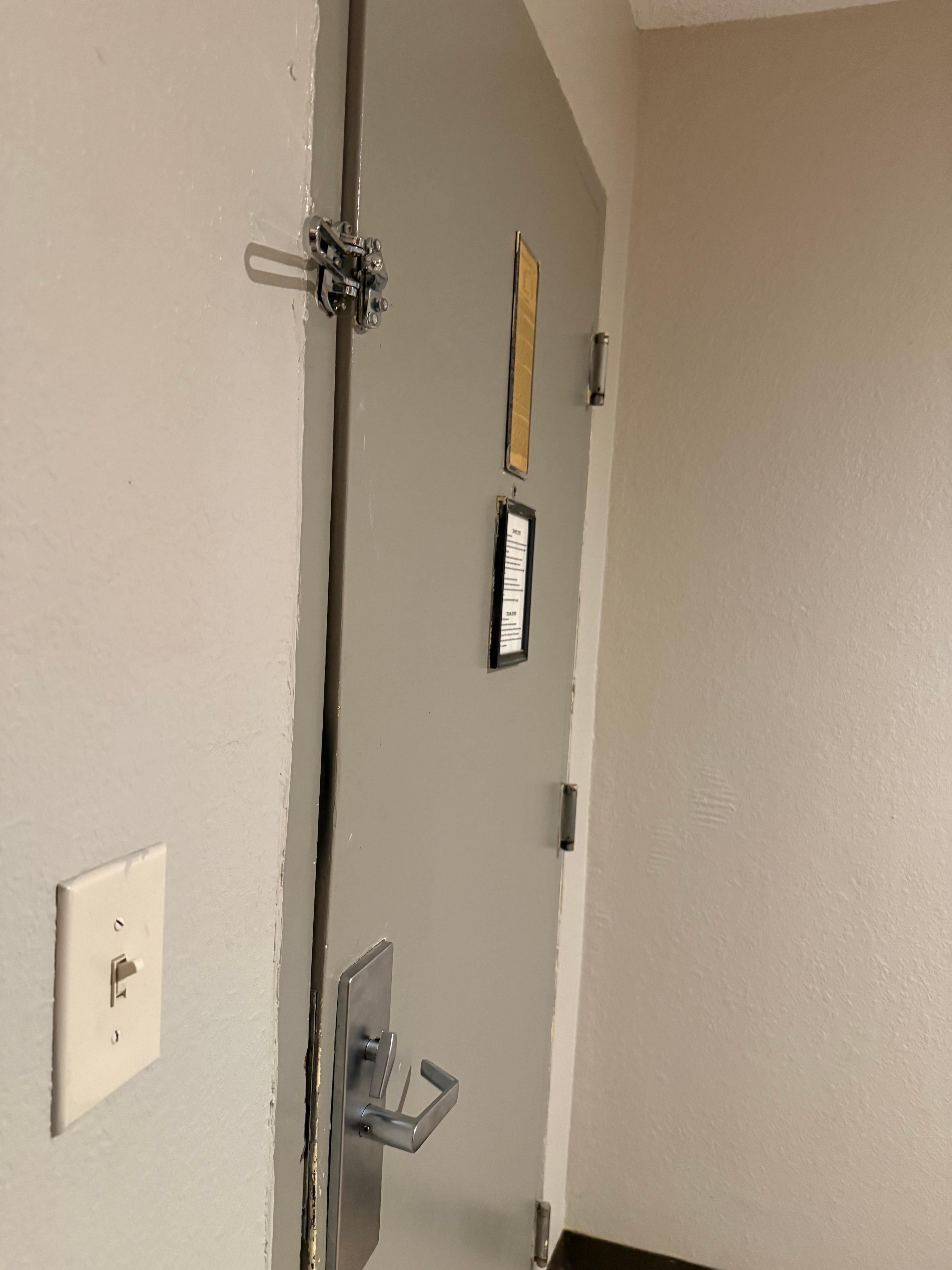 Door with gap would not completely close