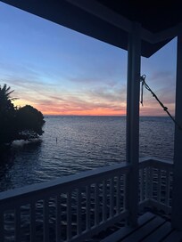 Sunrise on the balcony