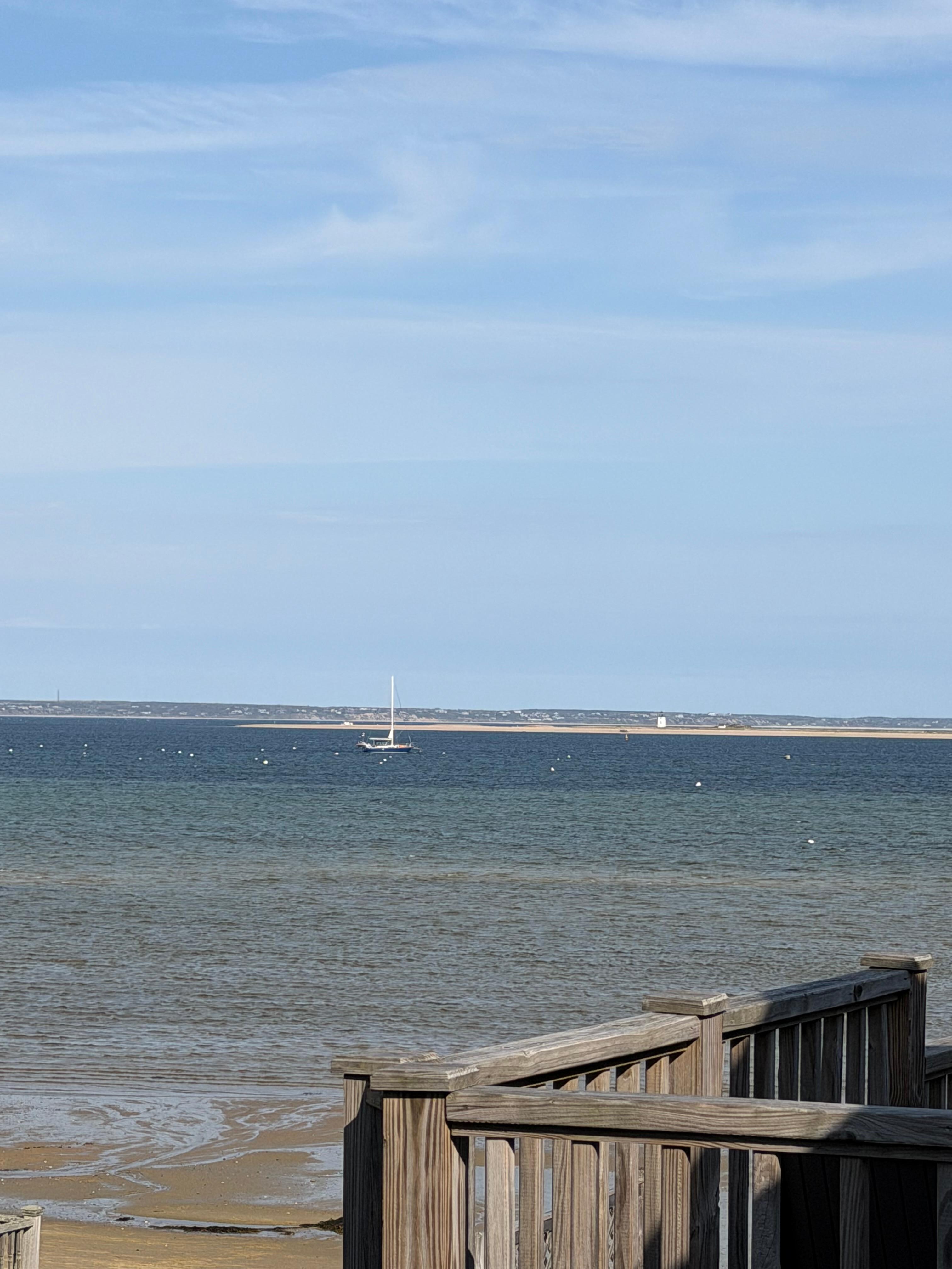 Low tide from the deck