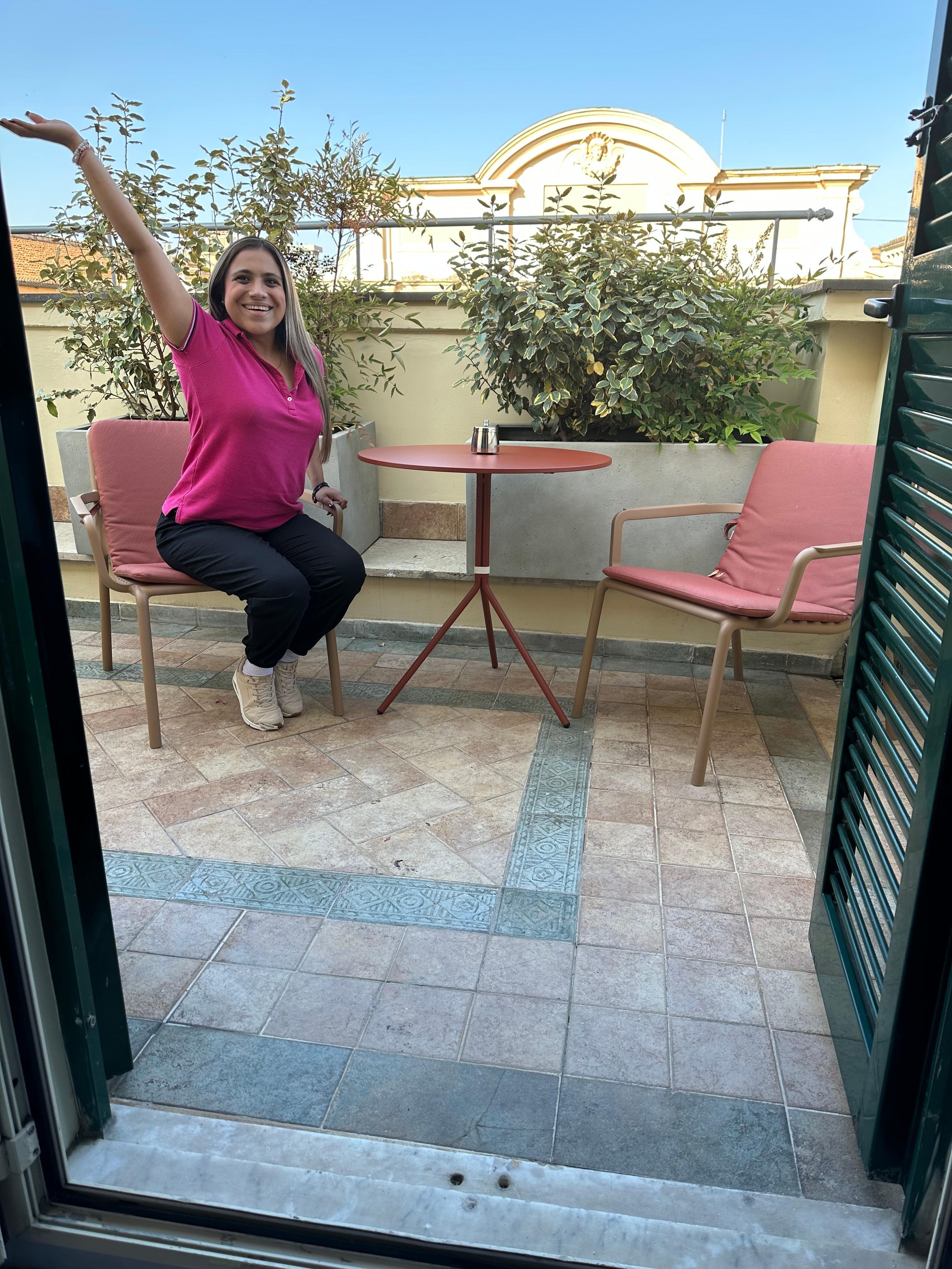 Hermosa terraza