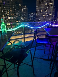 Taken from the rooftop area