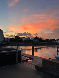 Sunsets on the dock were beautiful!