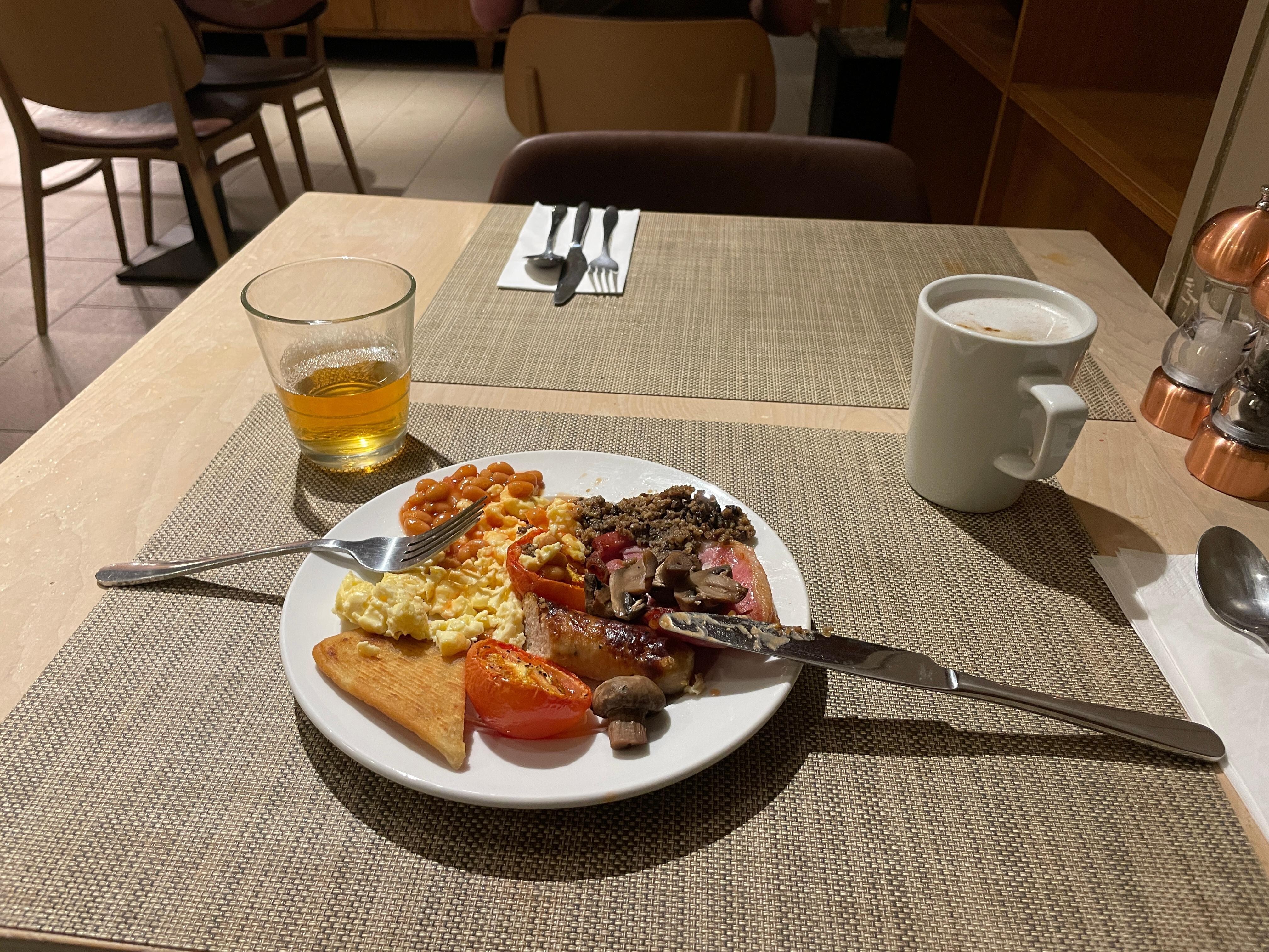 Breakfast was good! 