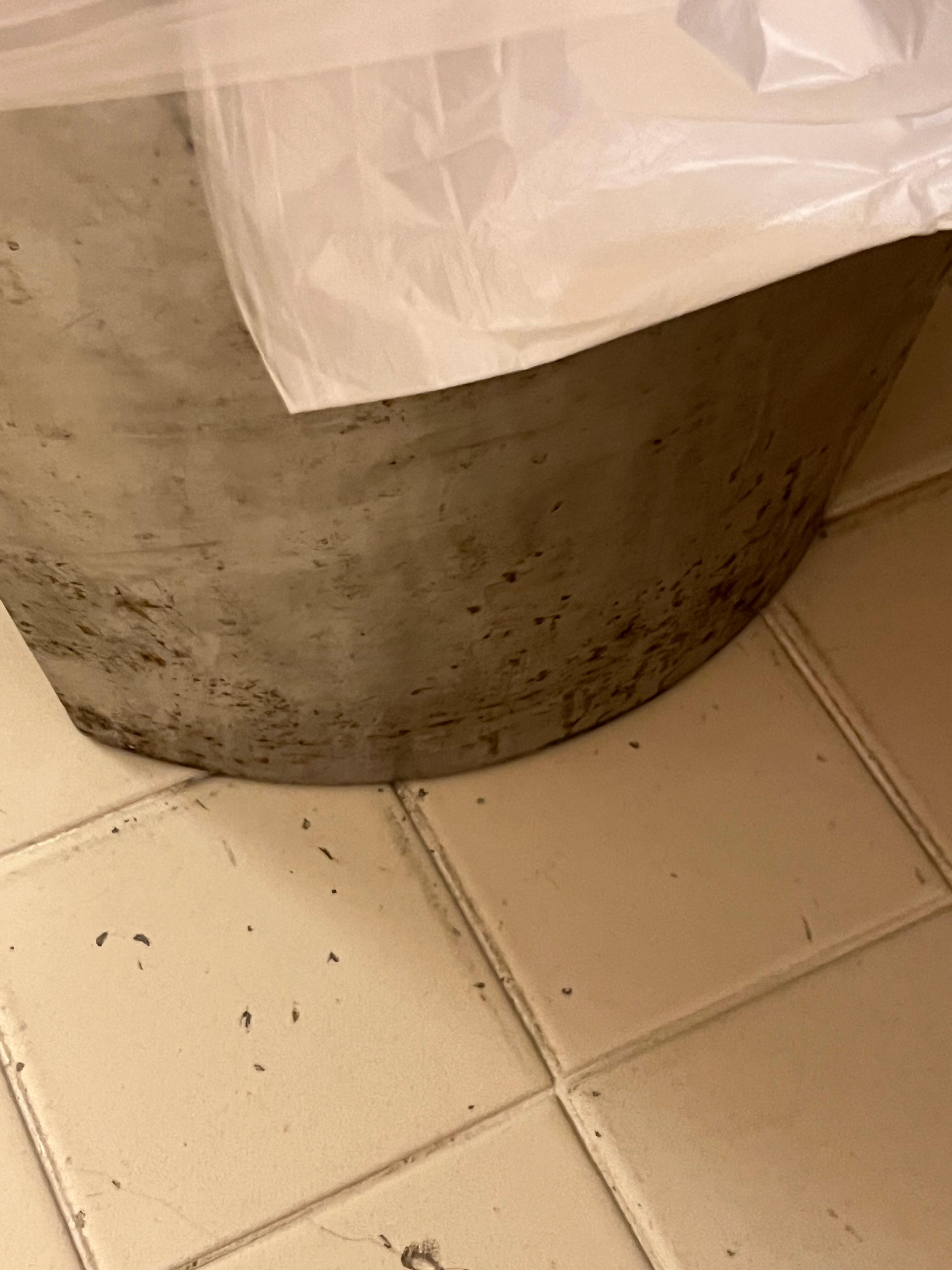 Trash bins rusty