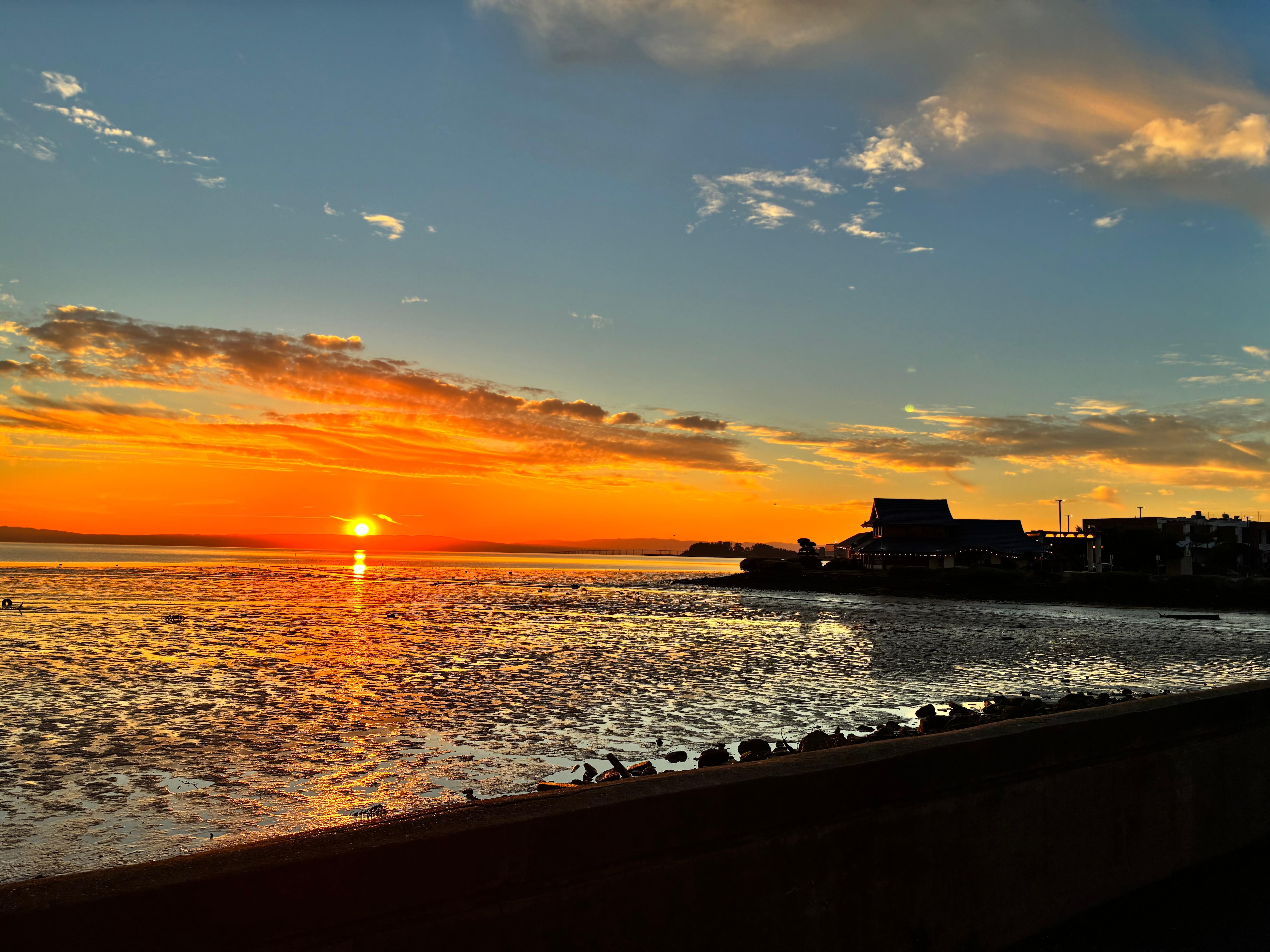 Sunrise view from my room.