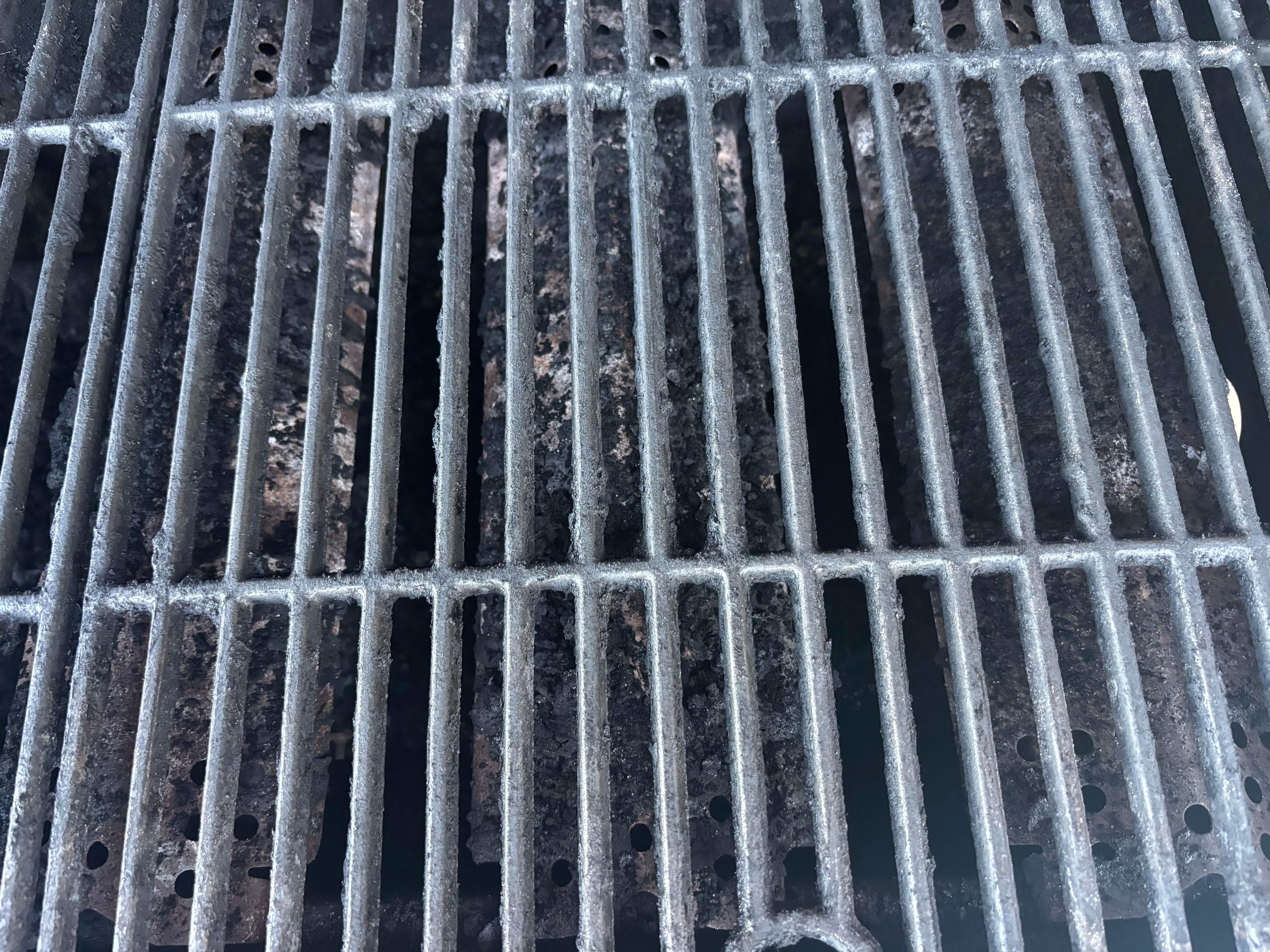 Uncleaned grill