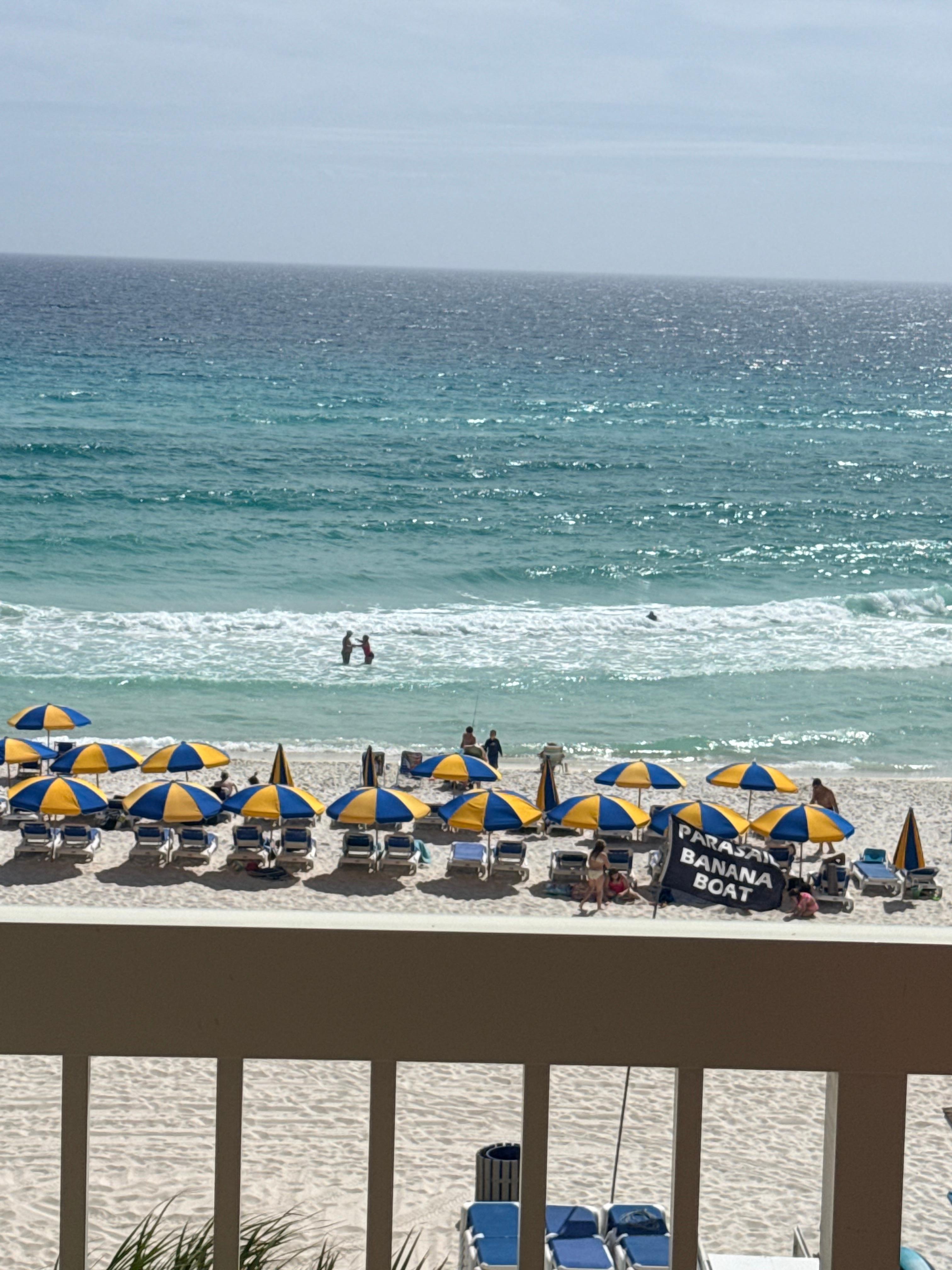 View from the balcony. 