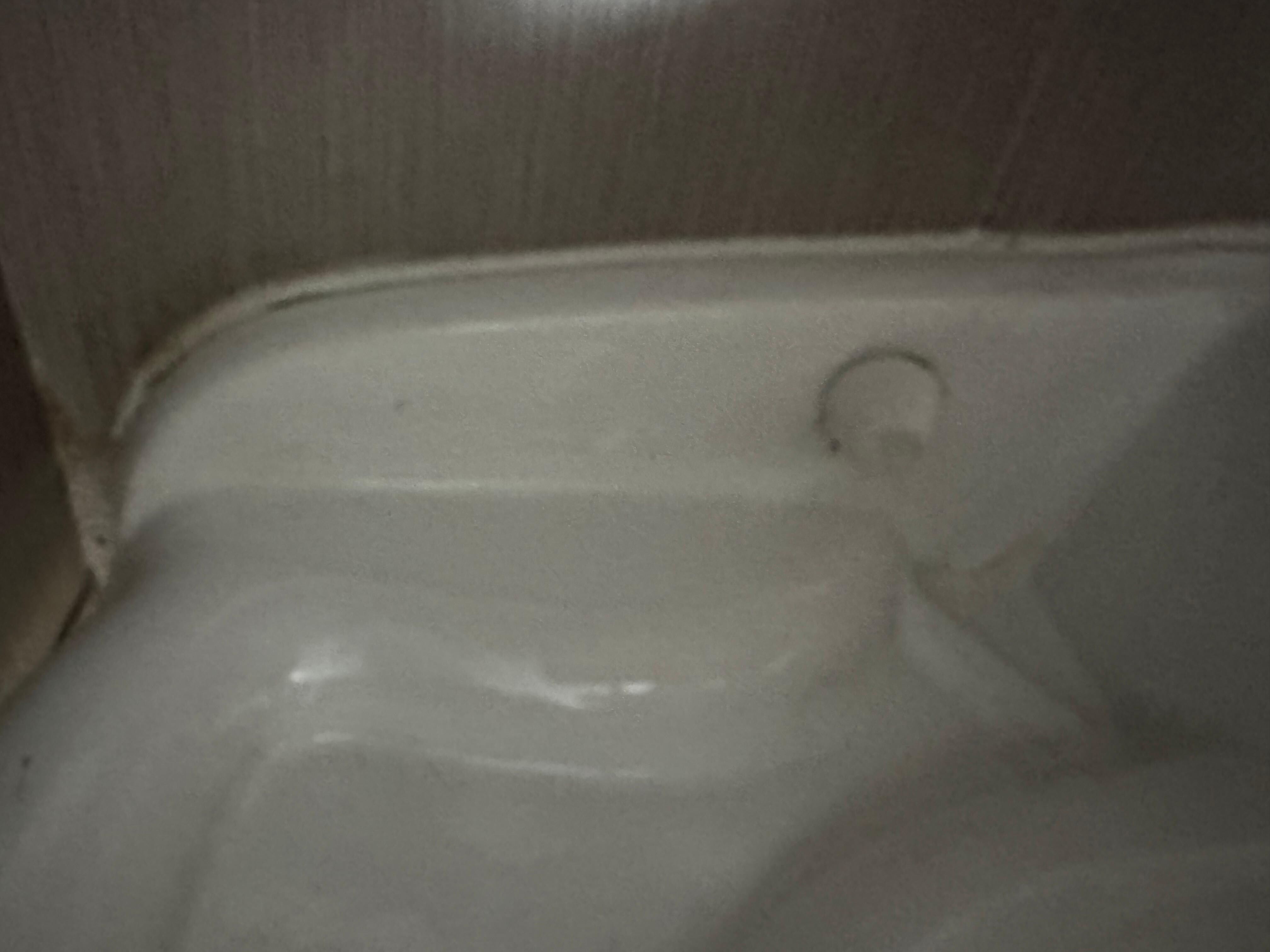 Black hairs all around toilet