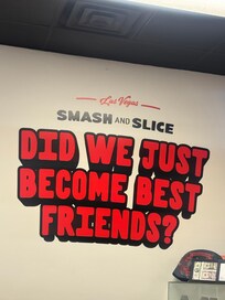 A smash burger experience â„ïž so delicious! Tell Lisa Hey from us!