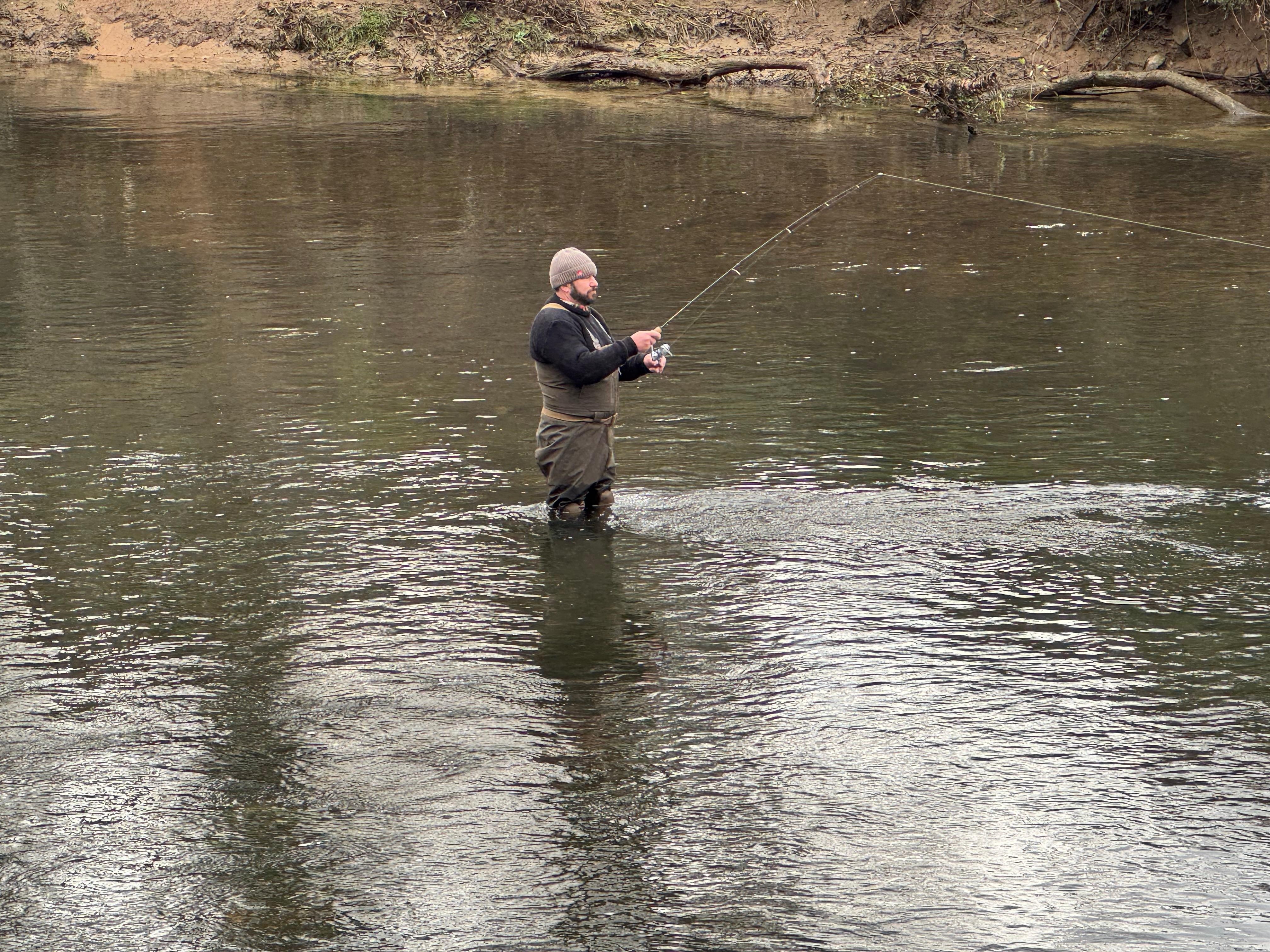 Fishing right from the house
