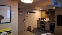 Alpine suite wet bar and entrance
