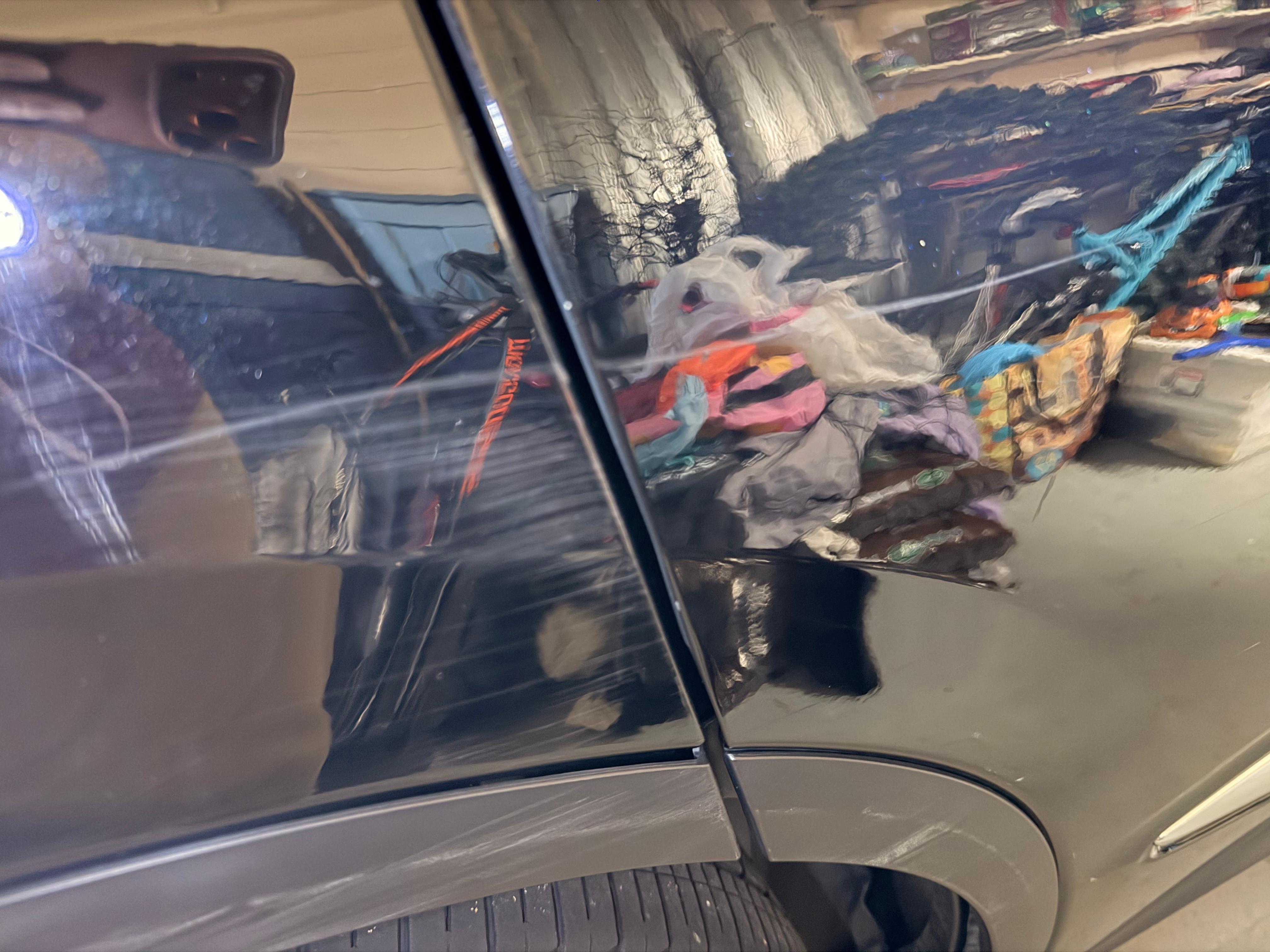 Dent and scuff damage