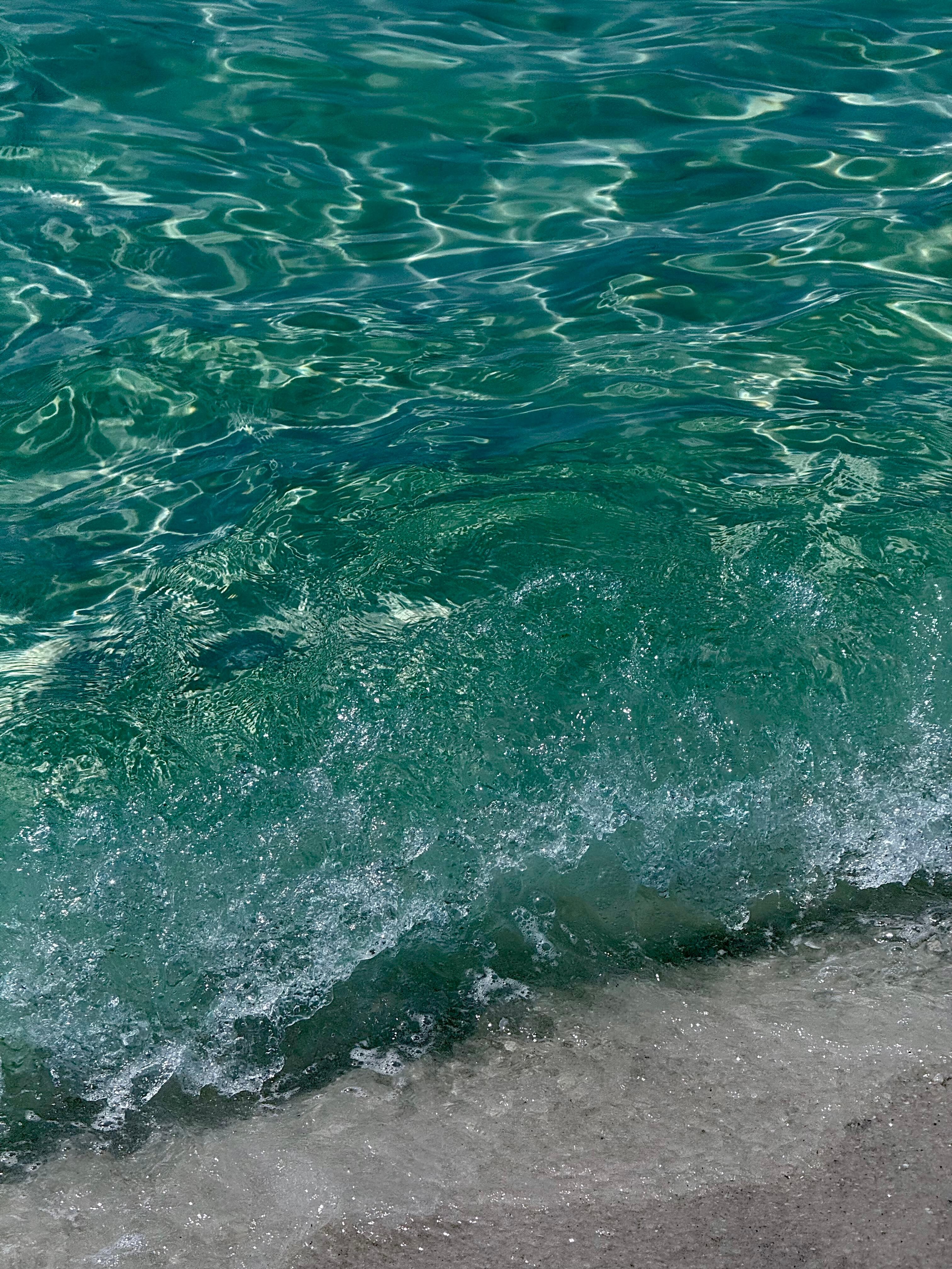 The water was crystal clear! We visited in March! 