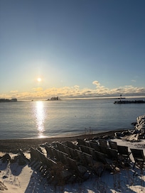 Right across the street