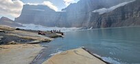 Grinnel Glacier 30 minutes and a good hike away.