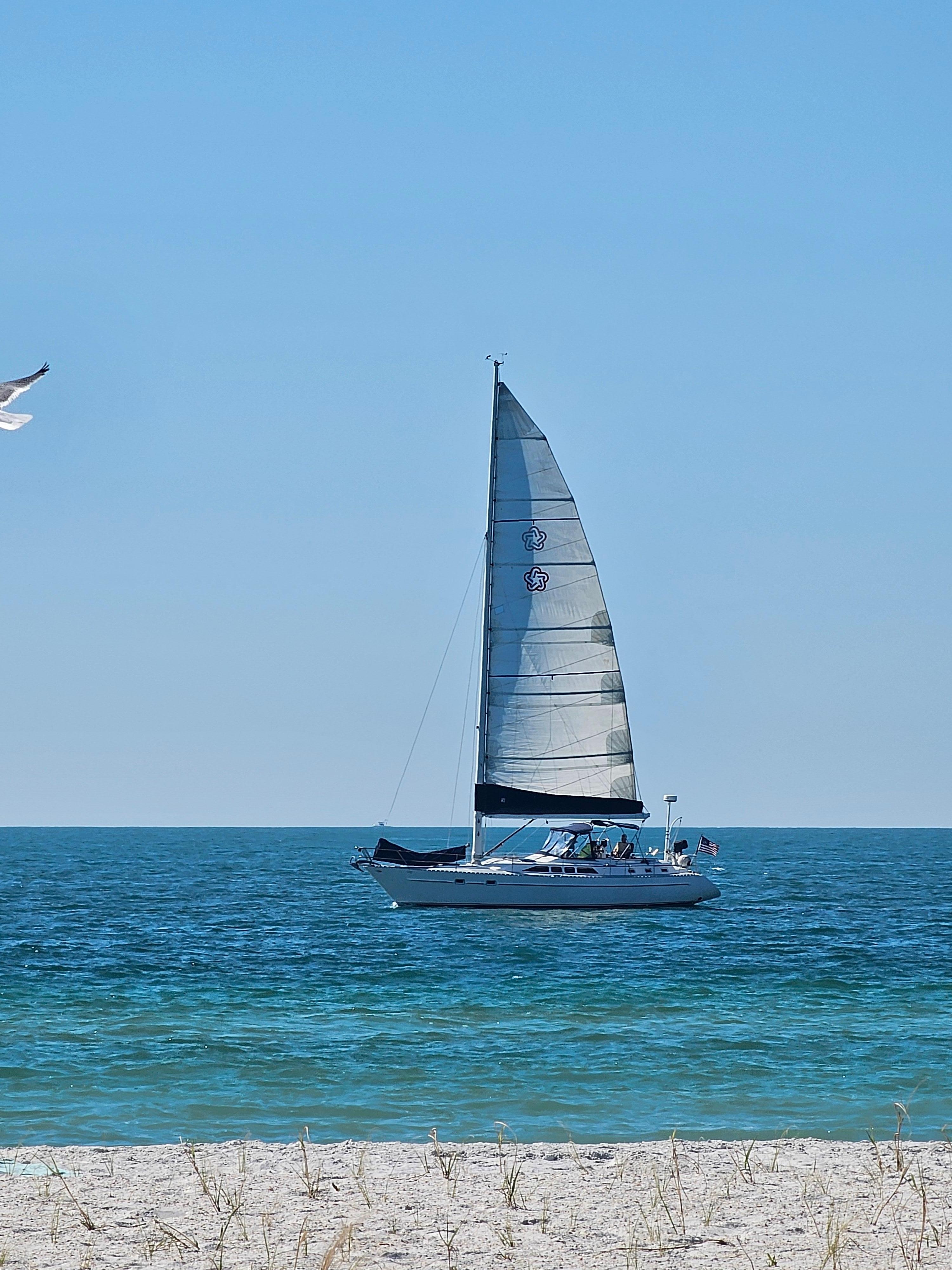 Beach right in front of unit 7W