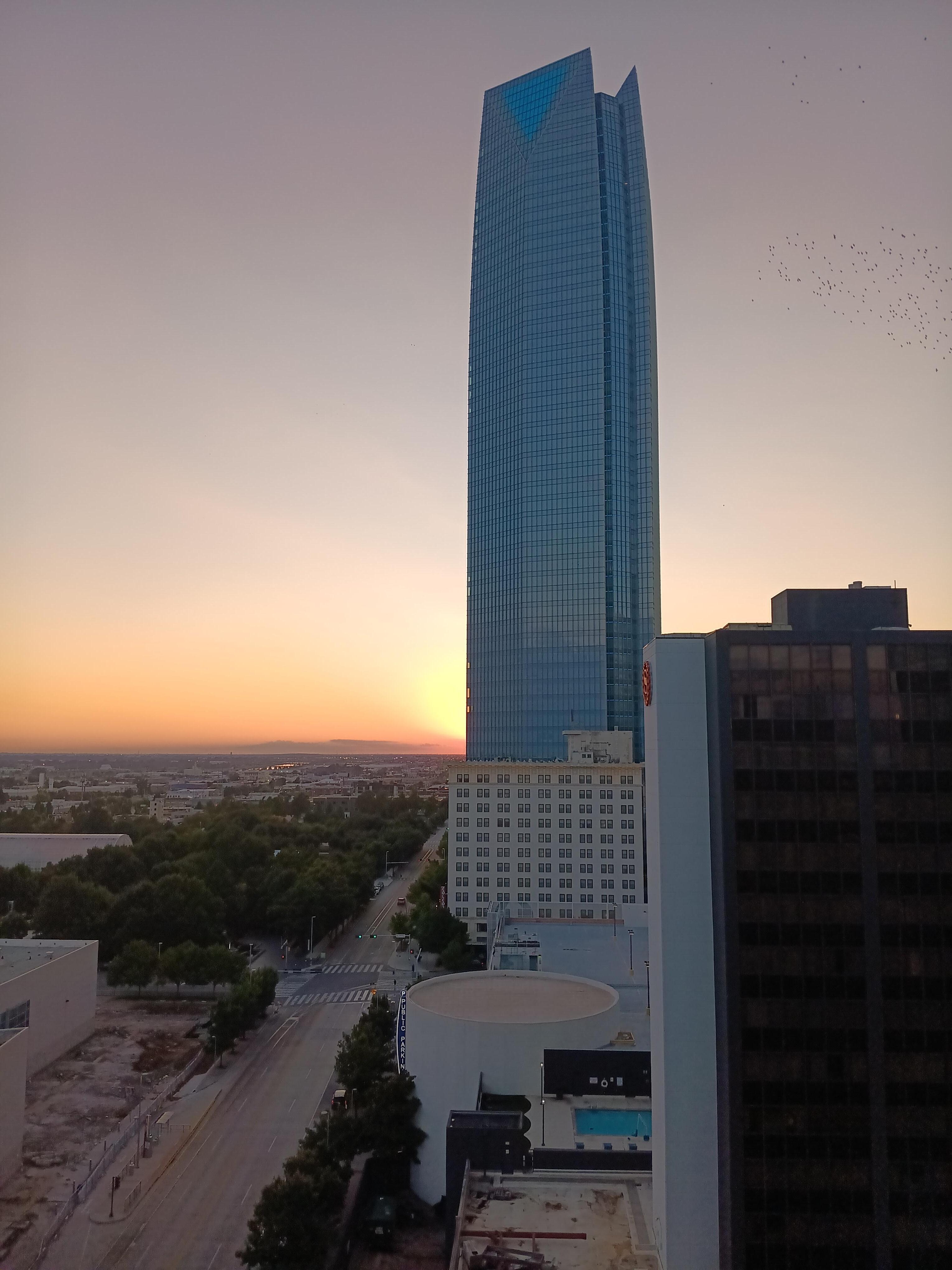 View from our room on 14th floor 