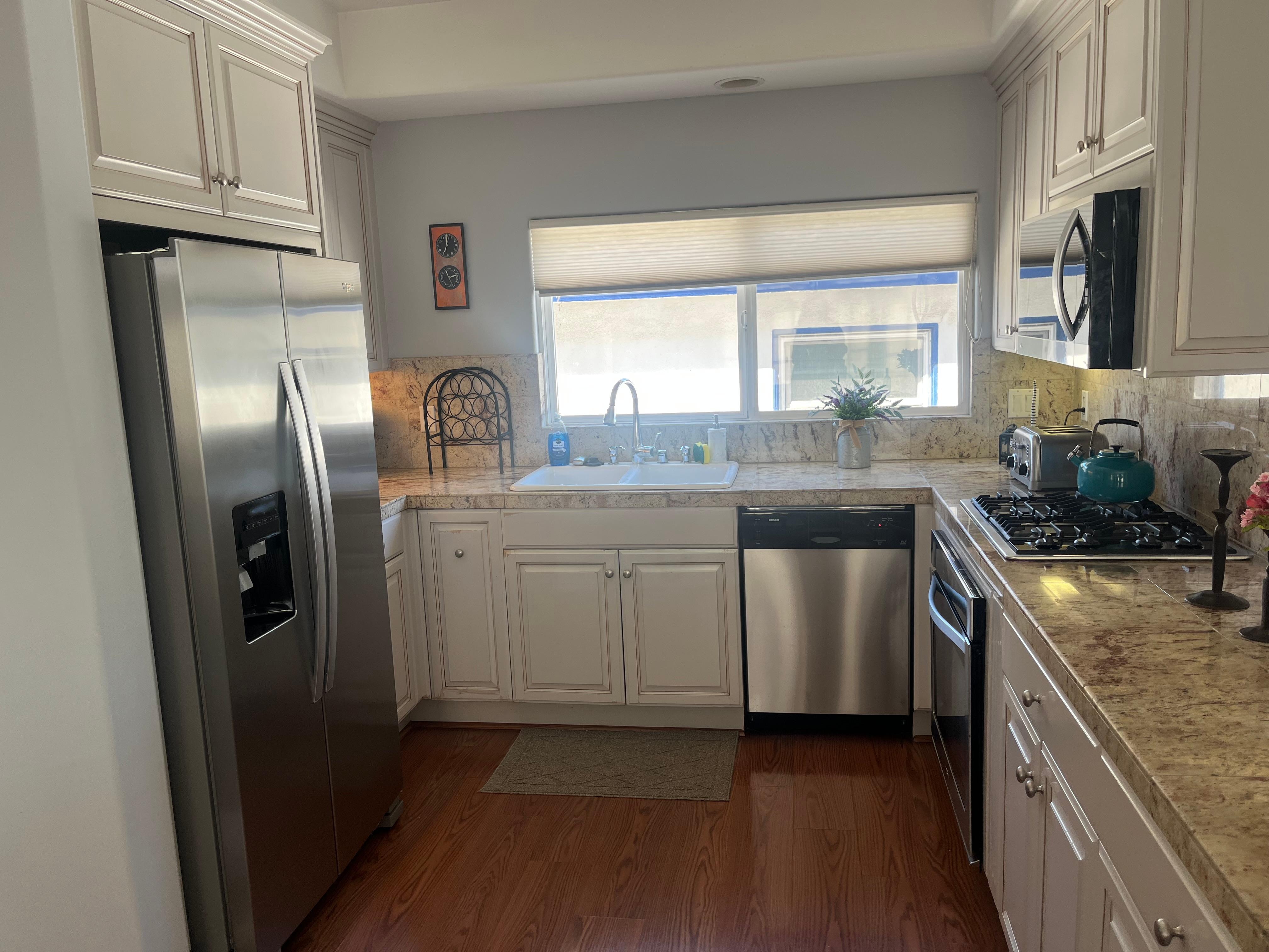 Kitchen is well-stocked 