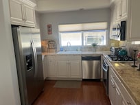 Kitchen is well-stocked