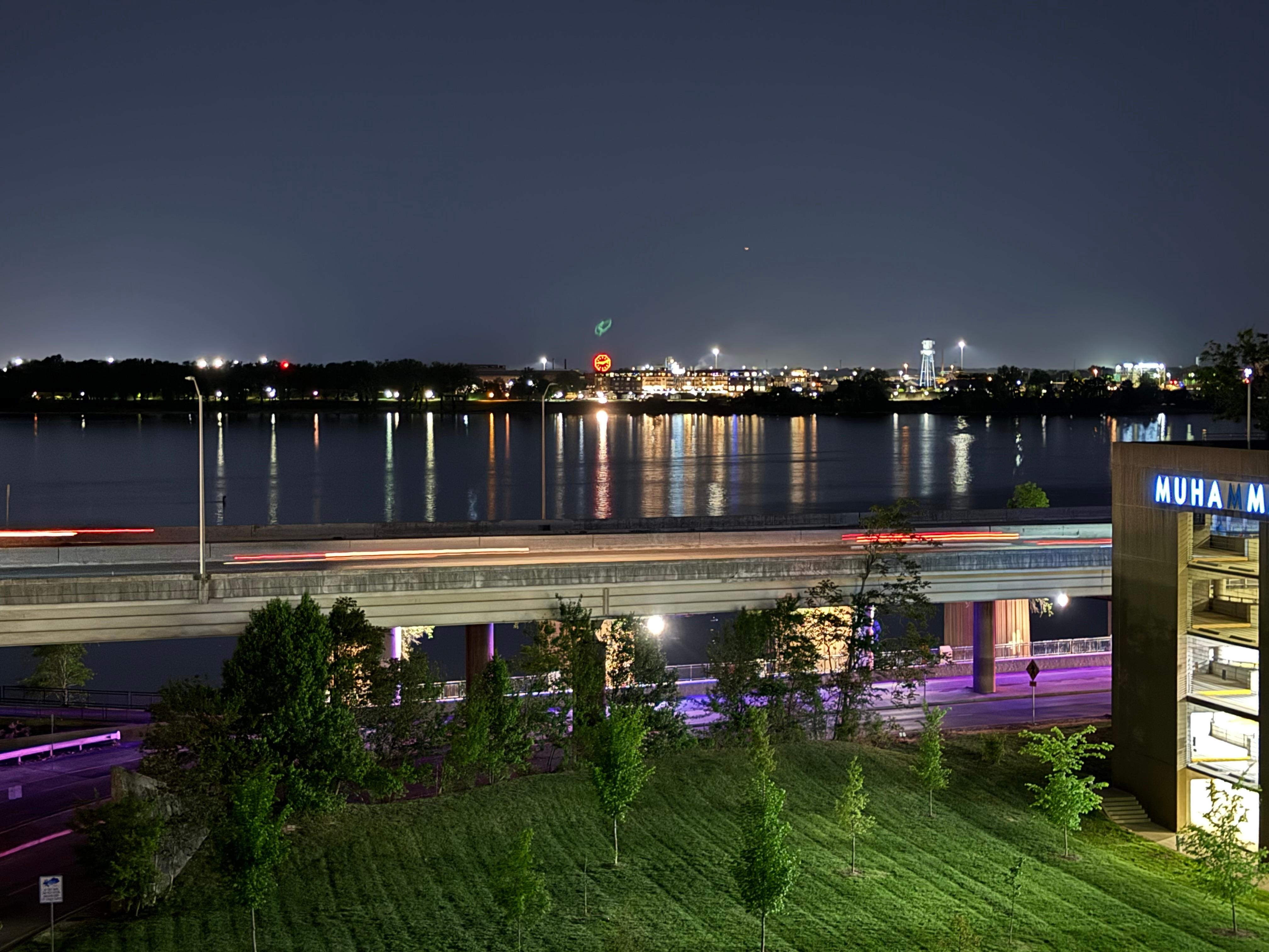  View of Ohio River from top outdoor deck 