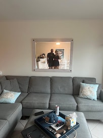 Living room, open space lots of seating. Local info available and games!