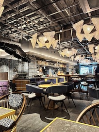 Inside the dining area