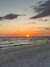 Sunsets on the beach were beautiful!