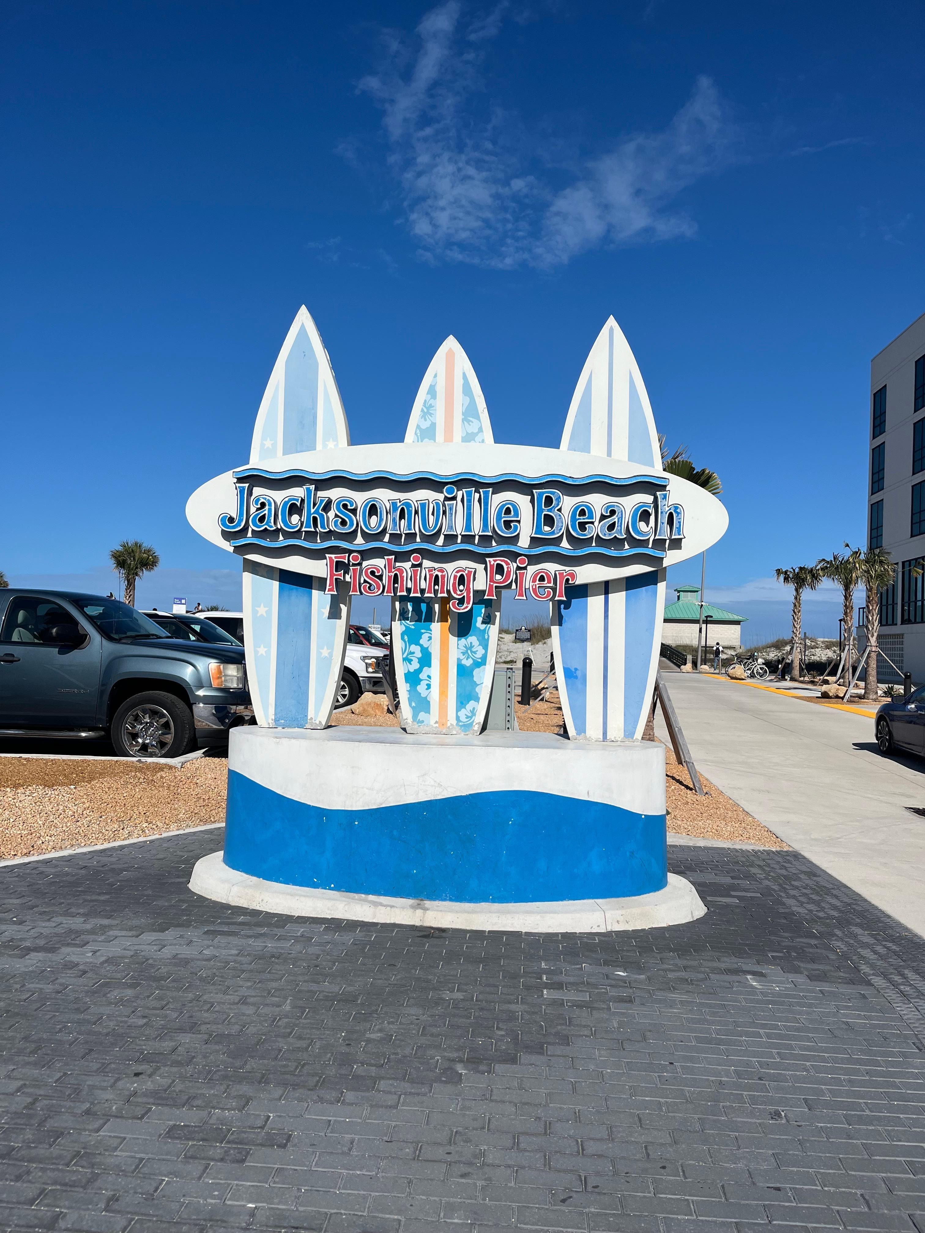 We spent a lot of time at Jacksonville Beach. Just a short drive away. 