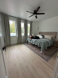 Spacious bedrooms