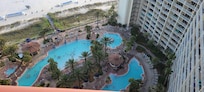 Pool view from 21st floor