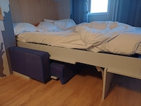 Canapé lit au lieu de un lit double prevu