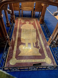 Visited the tomb of Robert The Bruce while in Dunfermline, Scotland.