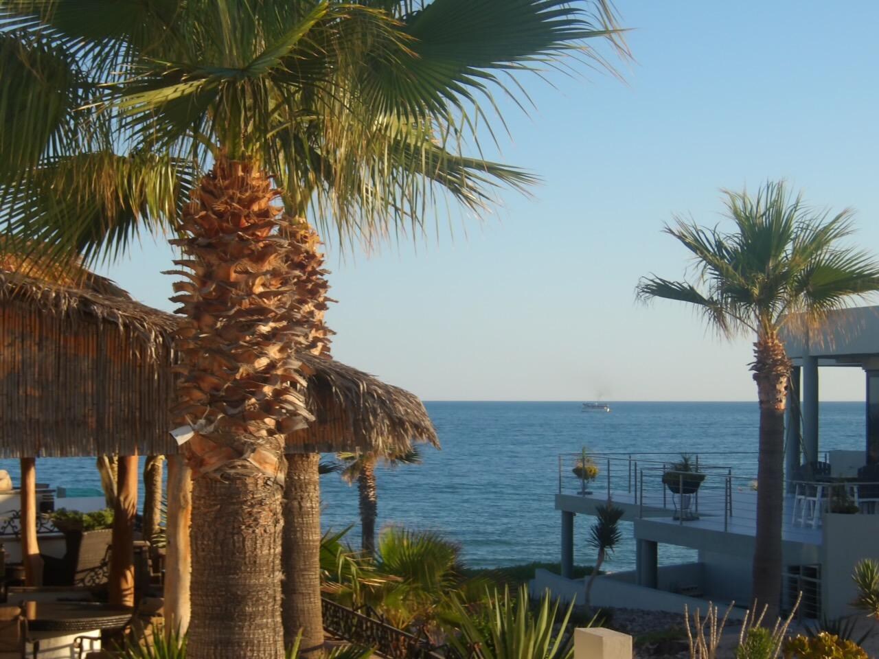 View of the sea from the porch