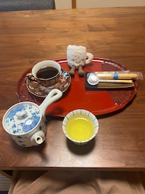 Coffee and tea after breakfast