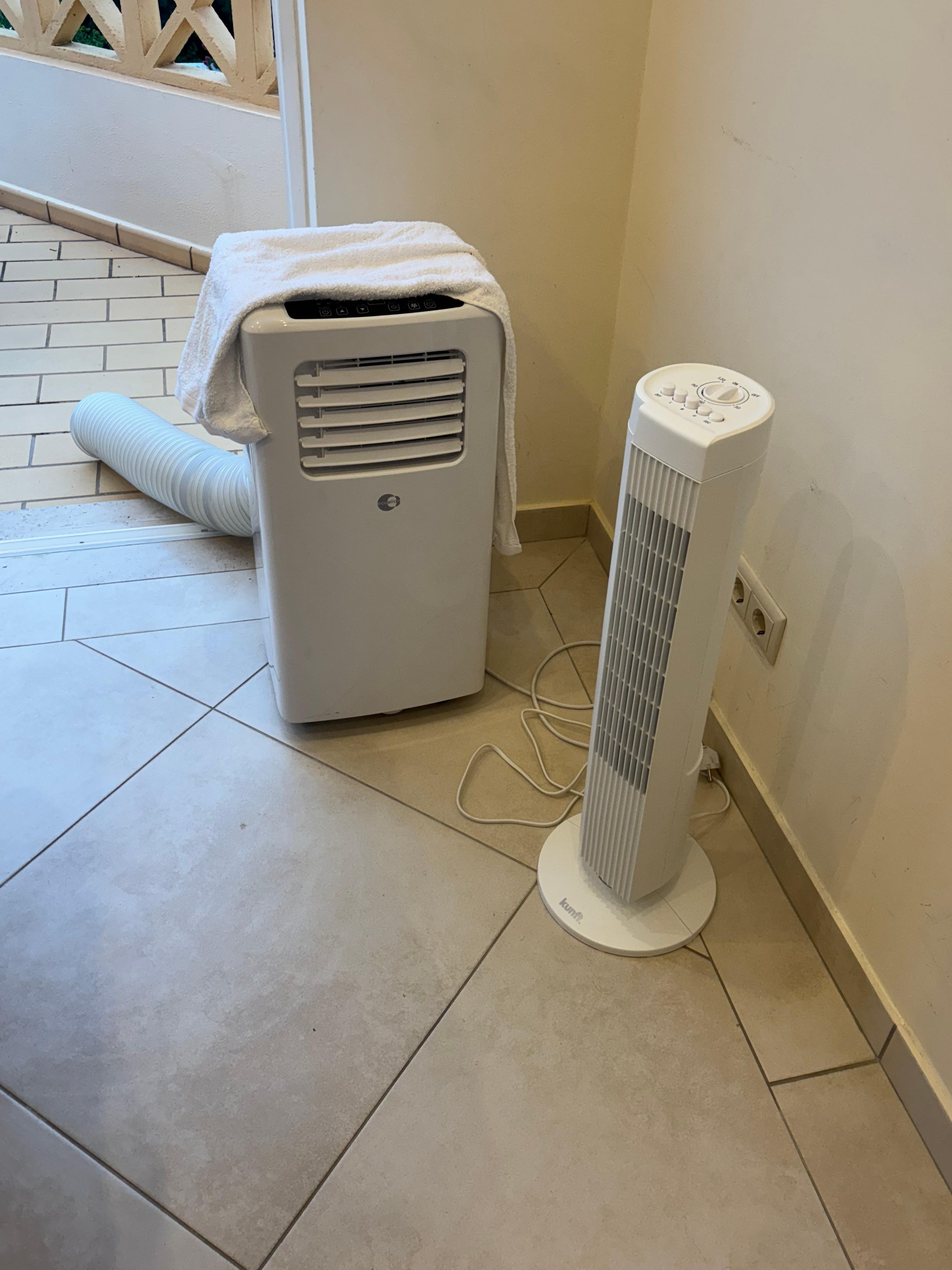 Fans provided instead of AC