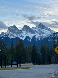 Beautiful views - these are the Three Sisters.