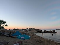 Almyrida beach, 2 minutes walk from the hotel