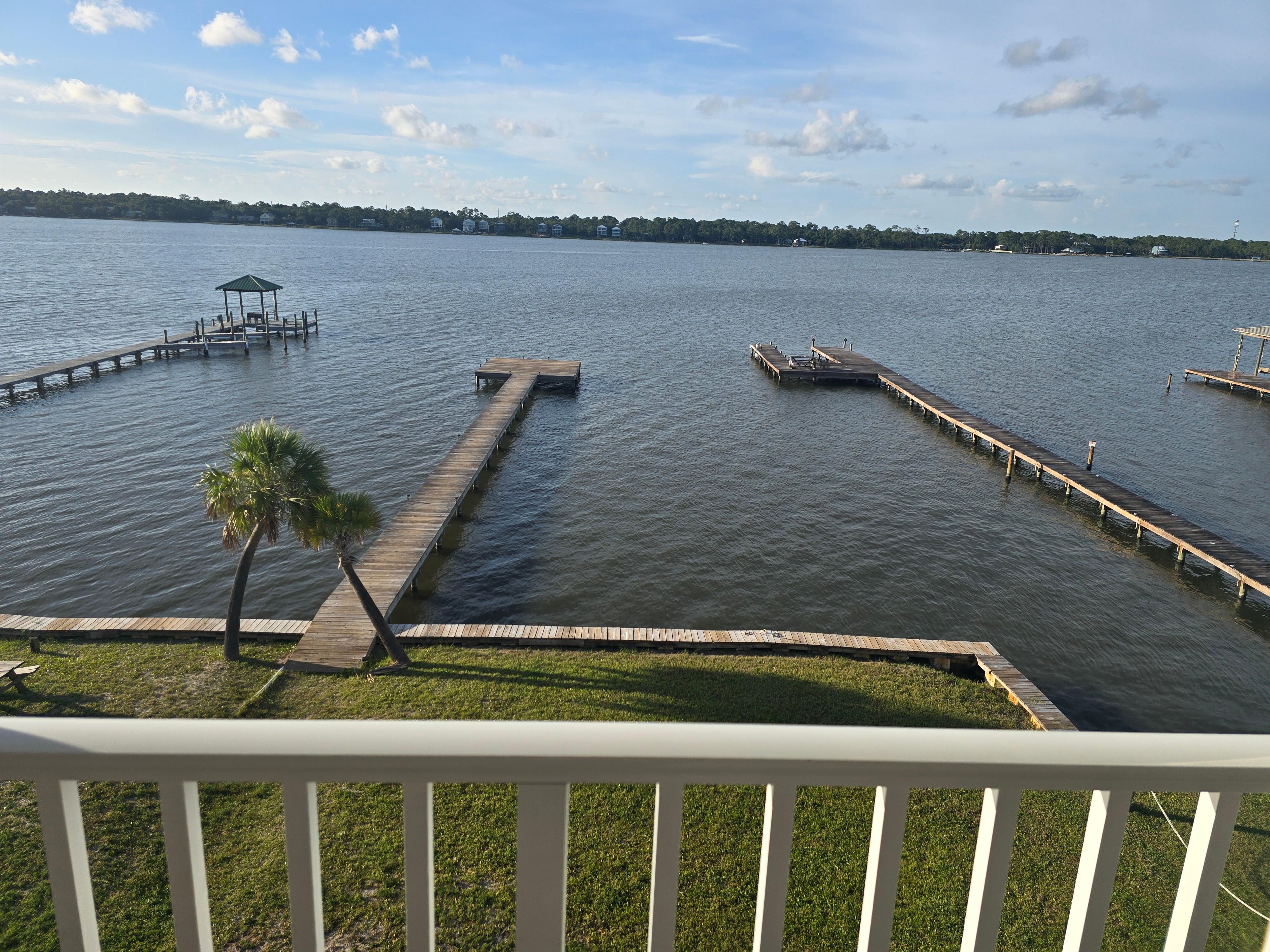 View of the bay off the back