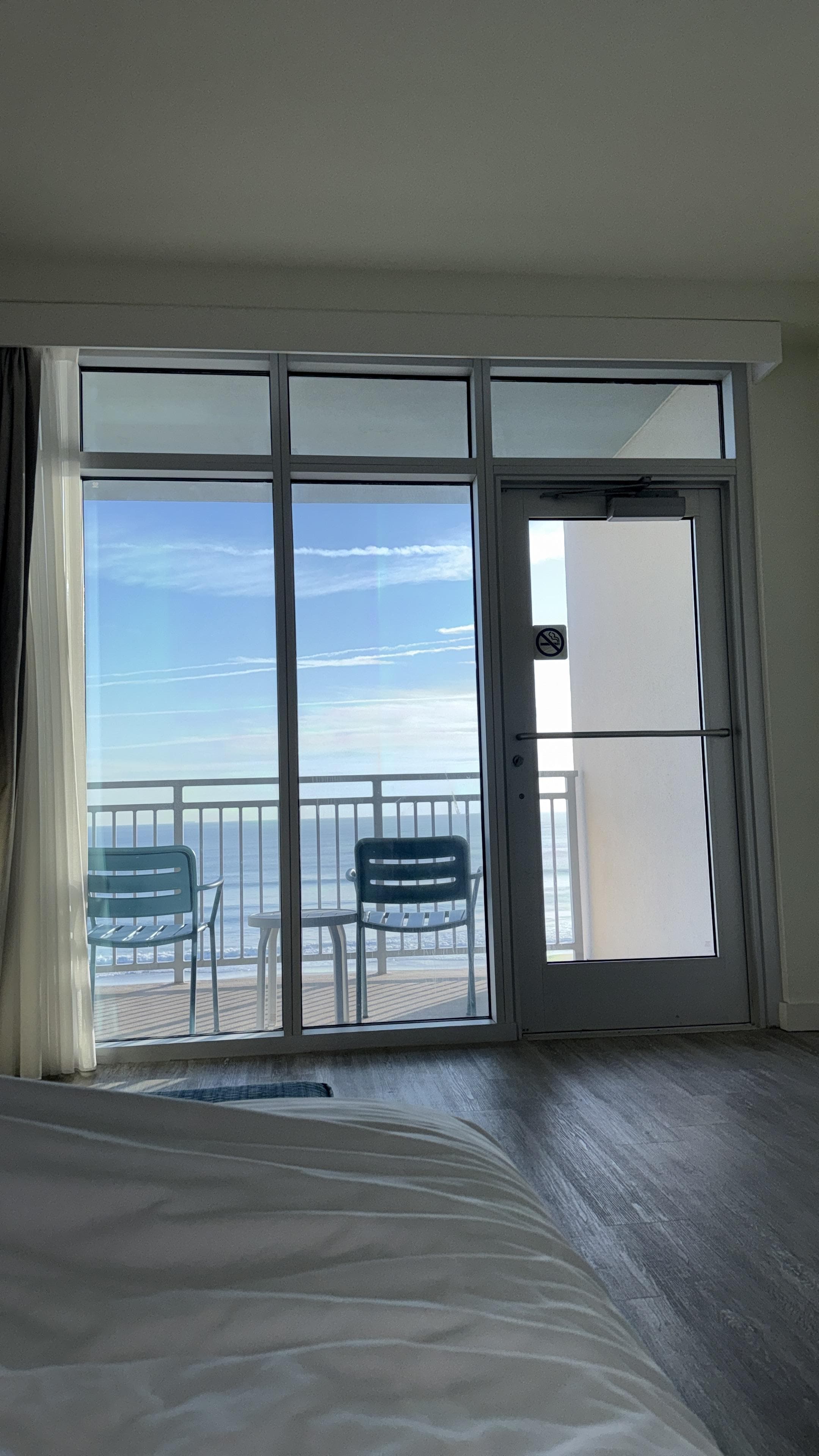 Sunrise view from balcony