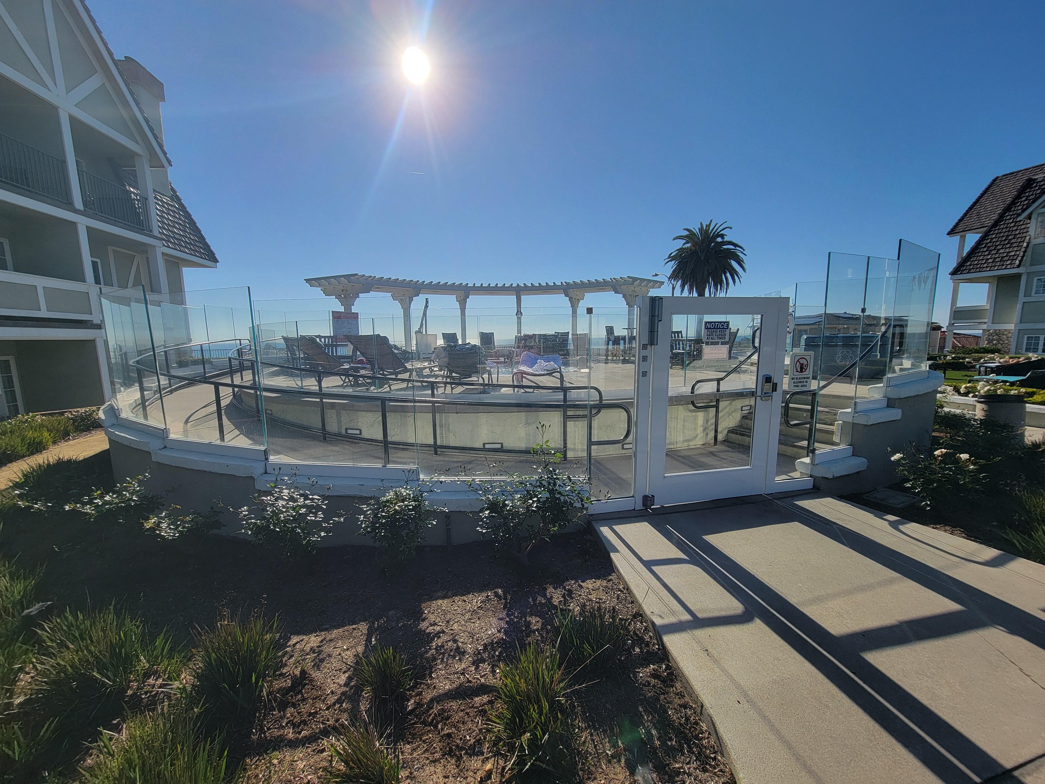 CoZy pool view from resort area