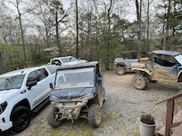 Plenty of room in front of cabin for parking
