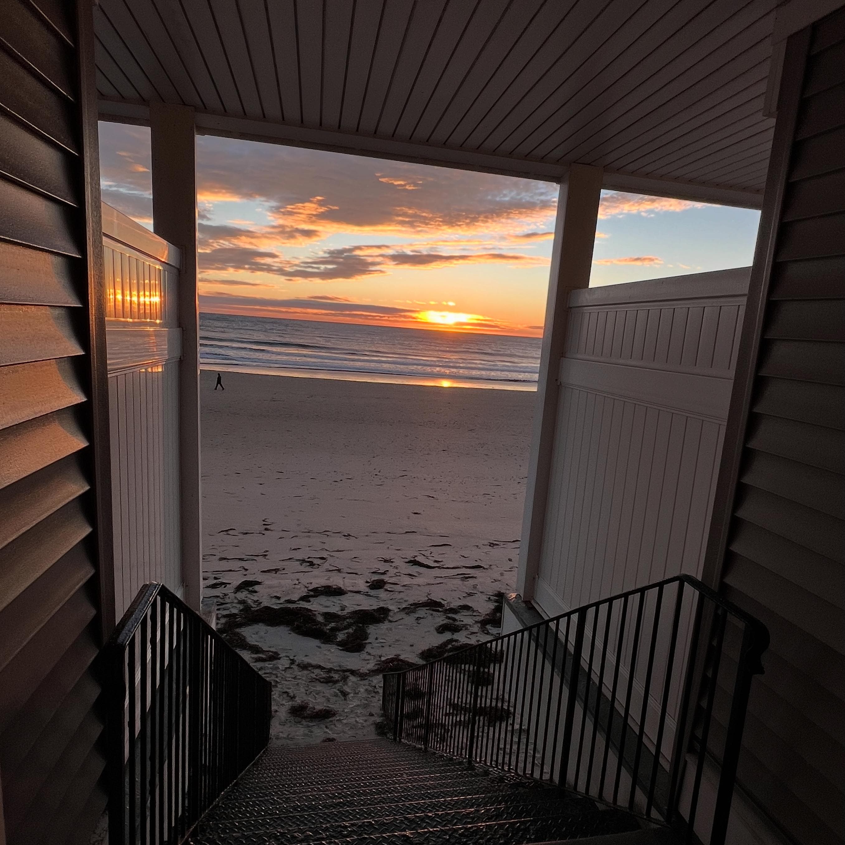 Sunrise view from hotel