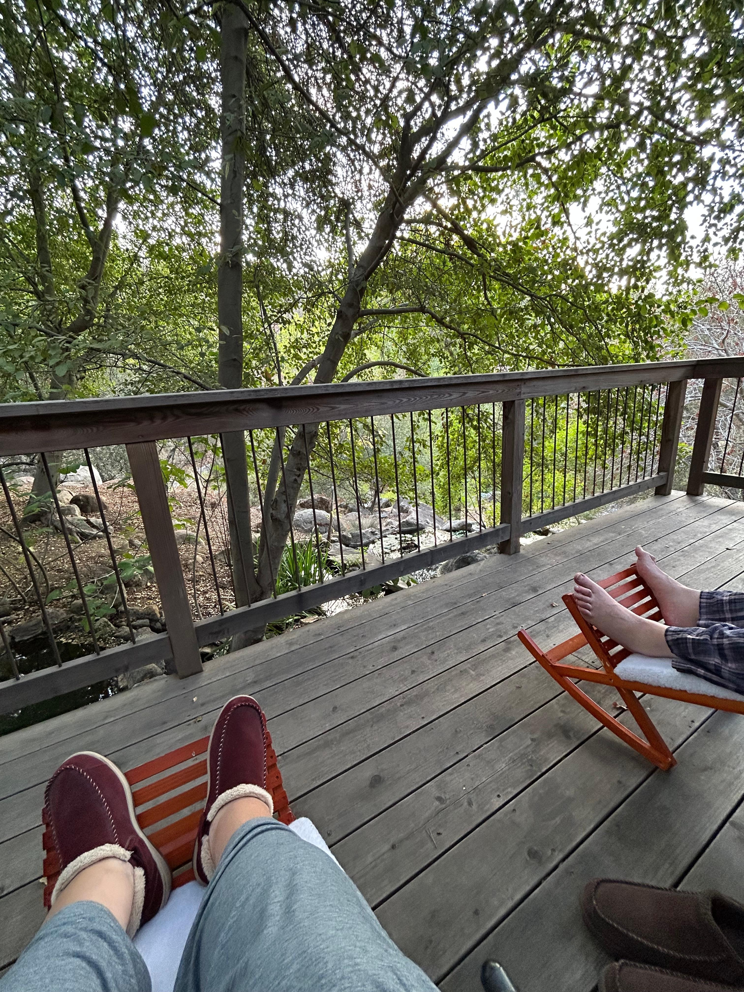 So relaxing! Just you and the Hummingbirds 