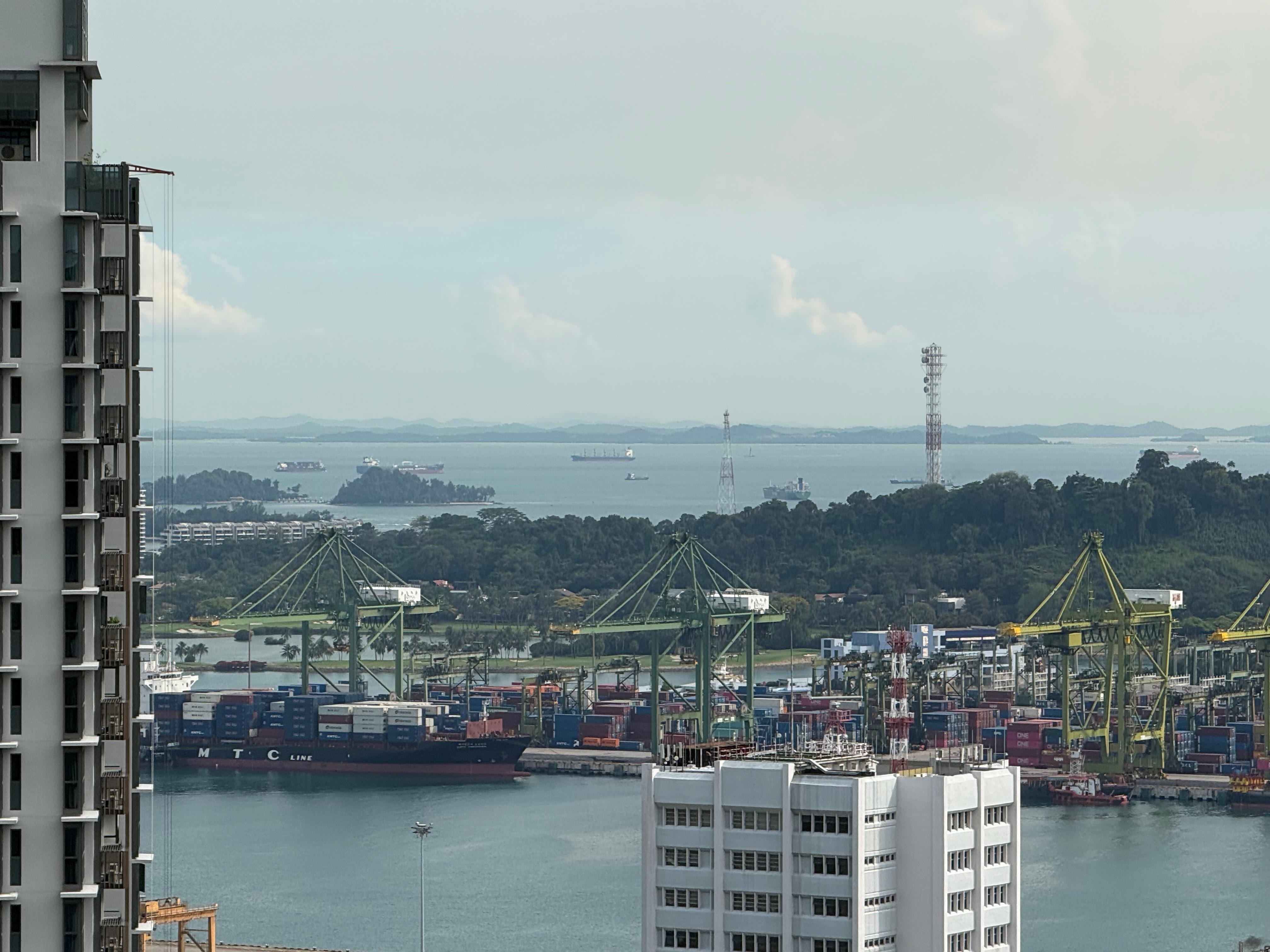 View from the sky bar. 