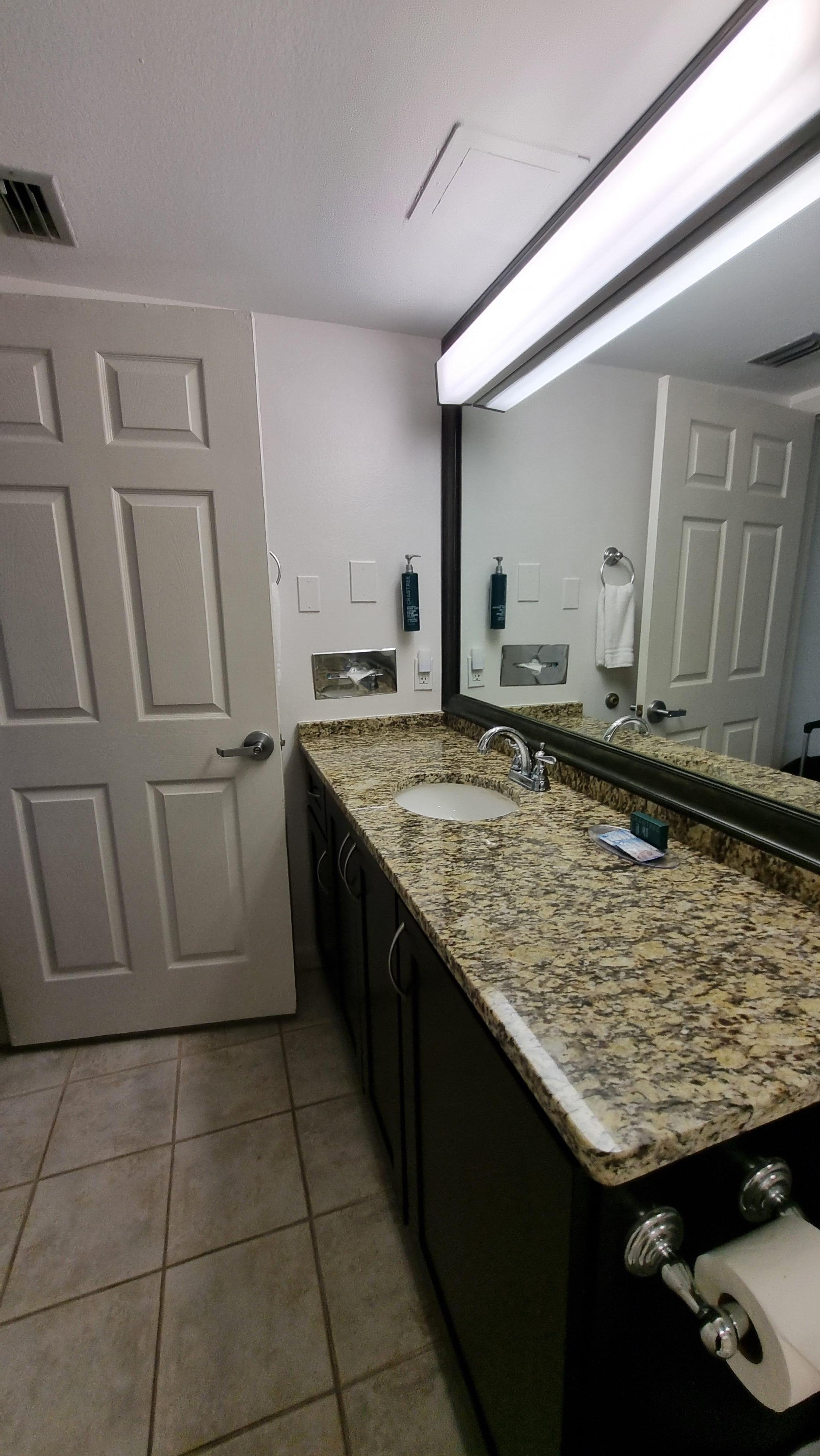 Different View of Bathroom/Sink