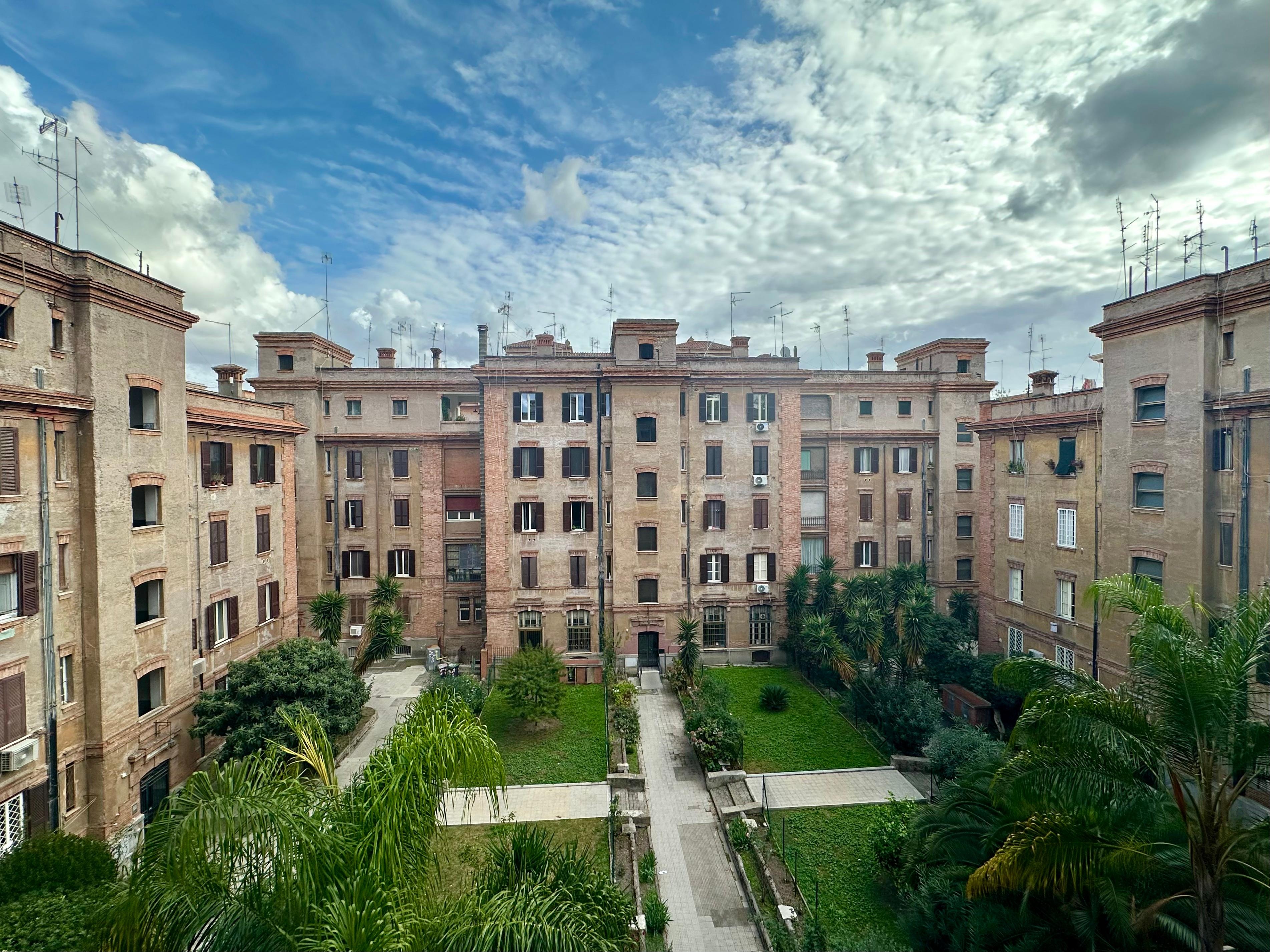 View of the courtyard from the apartment